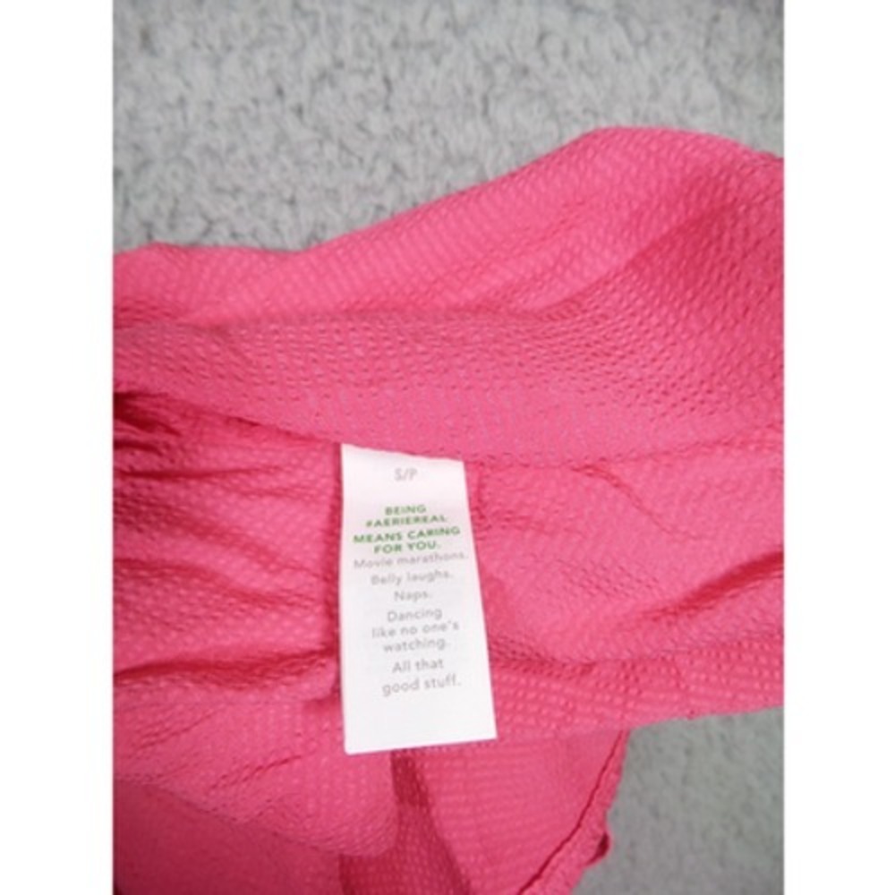Aerie Skirt Womens Size Small Pink Uptown Mini Smocked Waistband Ruched NWT - Picture 11 of 12